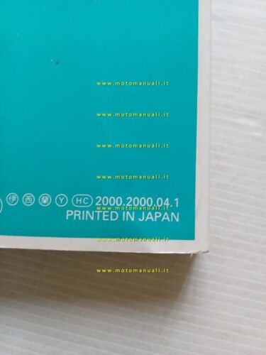 Honda VT 750 C Shadow 2000 manuale uso manutenzione libretto …