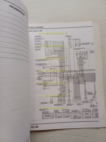 Honda VT 750 C1 VARIANTI 2000 manuale officina ITALIANO originale