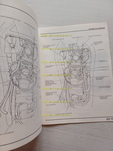 Honda VTR 1000 Firestorm VARIANTI 1997 manuale officina ITALIANO originale