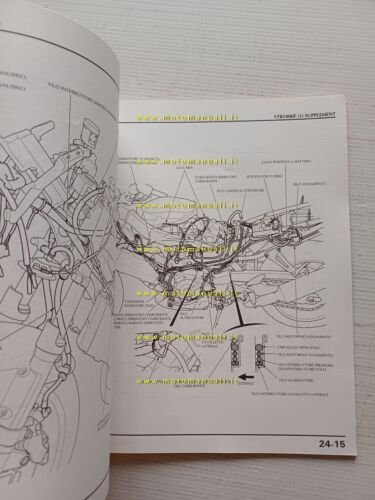 Honda VTR 1000 Firestorm VARIANTI 2000 manuale officina ITALIANO originale