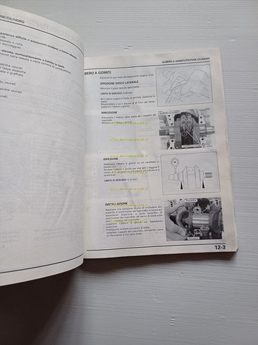 Honda VTR 1000 SP 2000 manuale officina riparazione italiano originale