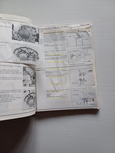 Honda VTR 1000 SP 2000 manuale officina riparazione italiano originale