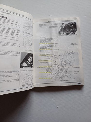 Honda VTR 1000 SP 2000 manuale officina riparazione italiano originale