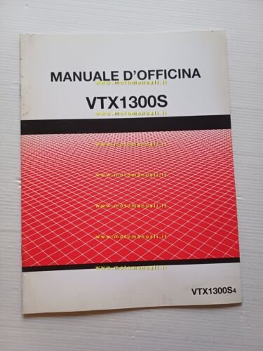 Honda VTX 1300 S VARIANTI 2003 manuale officina ITALIANO originale