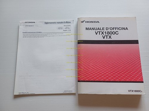 HONDA VTX 1800 C - VTX 2001-02 manuale officina ITALIANO …