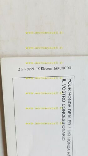Honda X-11 1100 1999 depliant ITALIANO originale brochure