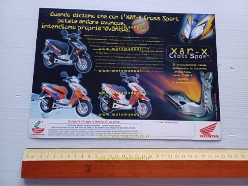 Honda X8R-X 50 Cross Sport 2000 depliant ITALIANO originale scooter