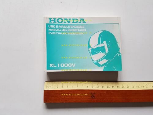 Honda XL 1000 V Varadero 1998 manuale uso manutenzione originale …