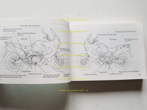 Honda XL 1000 V Varadero 1998 manuale uso manutenzione originale …