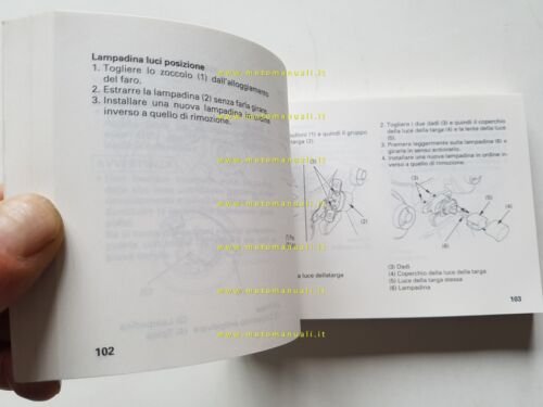 Honda XL 1000 V Varadero 1998 manuale uso manutenzione originale …