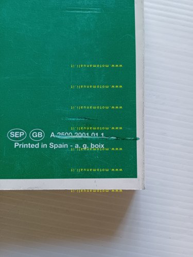 Honda XL 1000 V Varadero 2001 manuale uso libretto istruzioni …