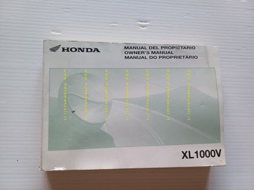 Honda XL 1000 V Varadero 2002-3 manuale uso libretto istruzioni …