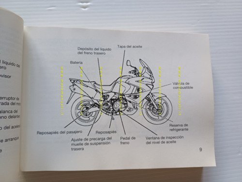 Honda XL 1000 V Varadero 2002-3 manuale uso libretto istruzioni …