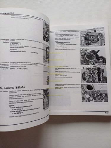 HONDA XL 1000 V VARADERO 2003 manuale officina originale italliano