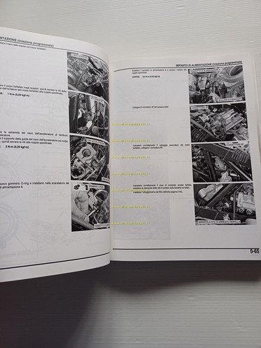 HONDA XL 1000 V VARADERO 2003 manuale officina originale italliano