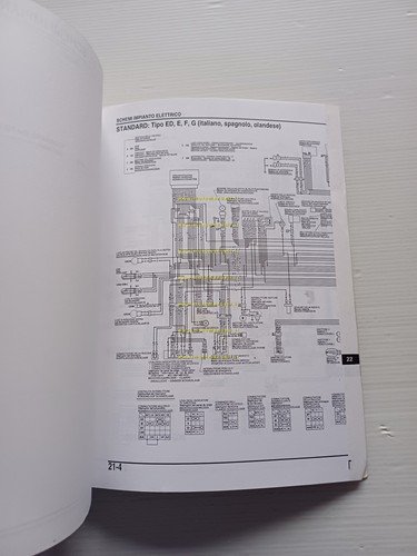 HONDA XL 1000 V VARADERO 2003 manuale officina originale italliano