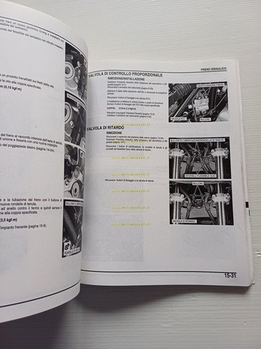 HONDA XL 1000 V VARADERO 2003 manuale officina originale italliano