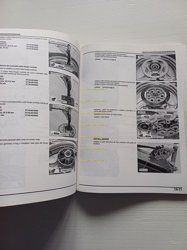 HONDA XL 1000 V VARADERO 2003 manuale officina originale italliano