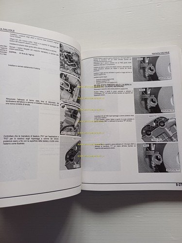 HONDA XL 1000 V VARADERO 2003 manuale officina originale italliano