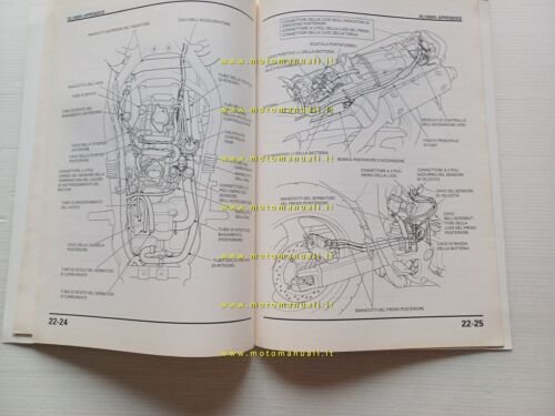 Honda XL 1000 V Varadero VARIANTI 2000-1 manuale officina ITALIANO …