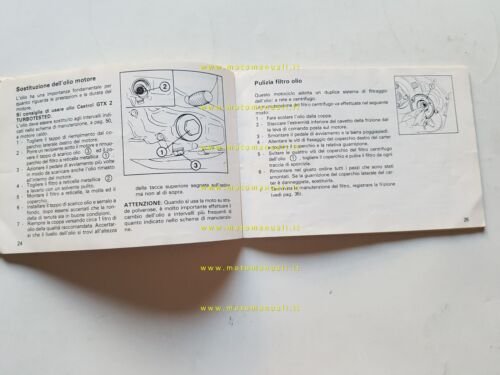 Honda XL 125 1982 manuale uso manutenzione libretto italiano originale