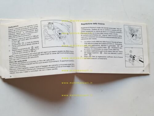 Honda XL 125 1982 manuale uso manutenzione libretto italiano originale