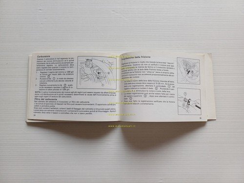 Honda XL 125 1983 manuale uso manutenzione originale ITALIANO