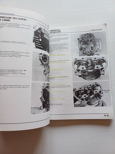 HONDA XL 125 R - XL 200 R 1984-85 manuale …