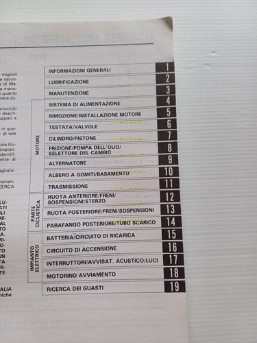 HONDA XL 125 R - XL 200 R 1984-85 manuale …