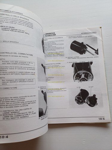 HONDA XL 125 R - XL 200 R 1984-85 manuale …