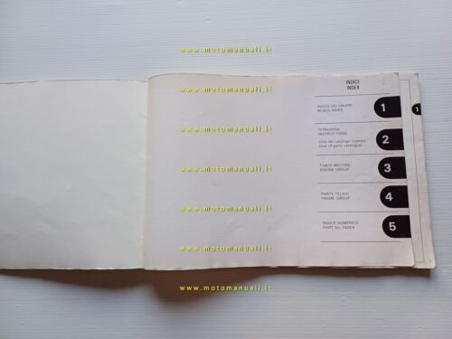 Honda XL 125 R 1984 catalogo ricambi originale spare parts …