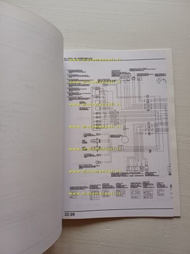 Honda XL 125 V VARIANTI 2003-4 manuale officina ITALIANO originale