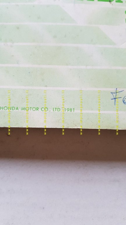 Honda XL 250 R 1981 manuale uso manutenzione originale inglese …