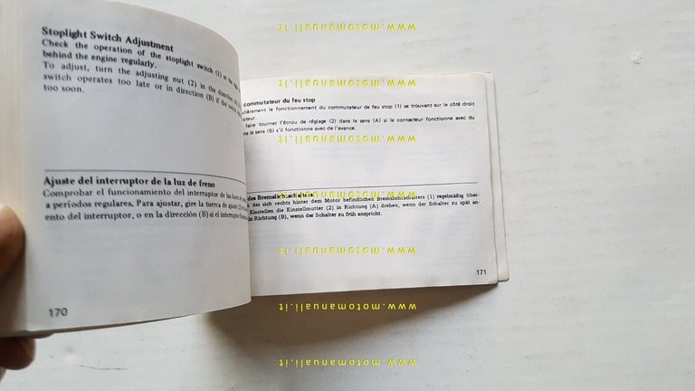 Honda XL 250 R 1981 manuale uso manutenzione originale inglese …