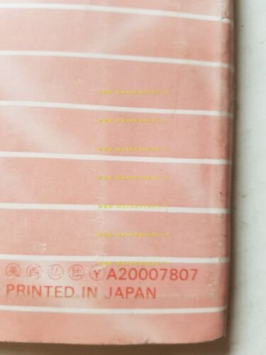Honda XL 250 S 1978 manuale uso manutenzione originale INGLESE …