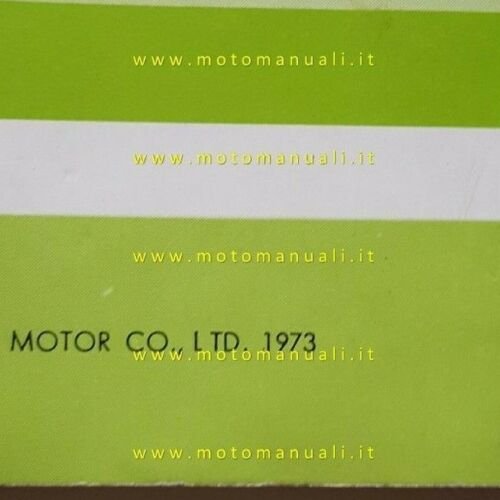 Honda XL 350 1973 manuale uso inglese originale owner's manual …