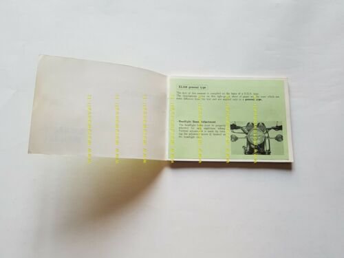 Honda XL 350 1973 manuale uso inglese originale owner's manual …