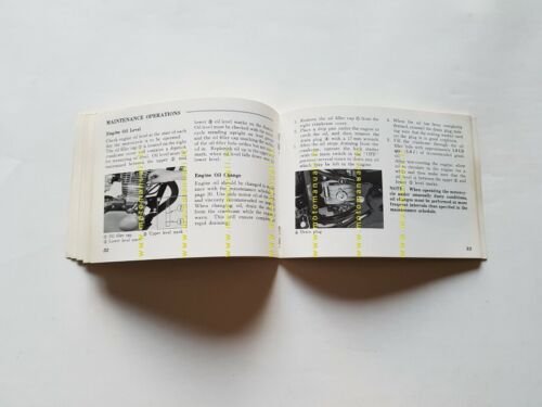 Honda XL 350 1973 manuale uso inglese originale owner's manual …