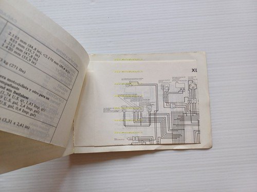 Honda XL 350 R 1984 manuale uso manutenzione inglese originale