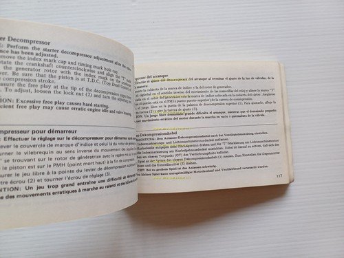 Honda XL 350 R 1984 manuale uso manutenzione inglese originale