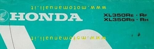 HONDA XL 350 R 1986 catalogo ricambi ORIGINALE Spare Parts …
