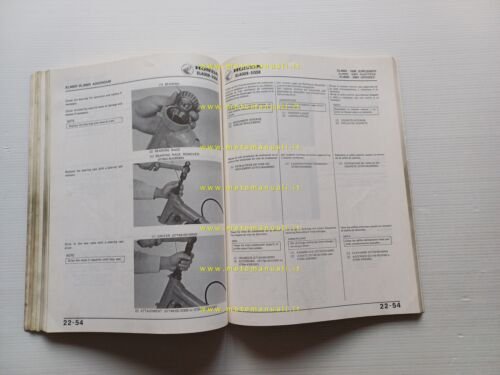 HONDA XL 400-500 1983 SUPPLEMENTO manuale officina originale