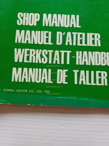 HONDA XL 400 S - XL 500 S 1981 SUPPLEMENTO …