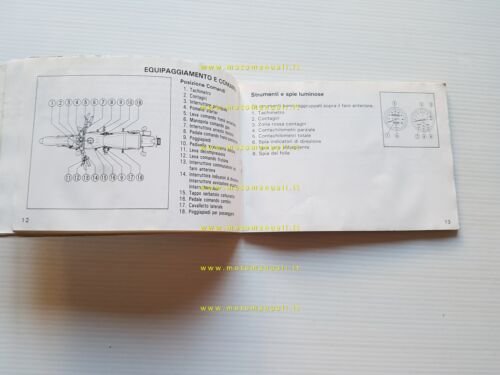 Honda XL 500 R 1982 manuale uso manutenzione ITALIANO originale
