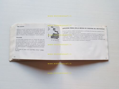 Honda XL 500 R 1982 manuale uso manutenzione ITALIANO originale