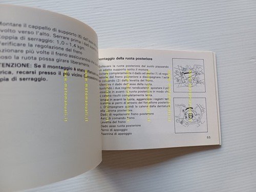 Honda XL 500 R 1984 manuale uso manutenzione originale ITALIANO