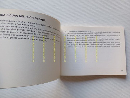 Honda XL 500 R 1984 manuale uso manutenzione originale ITALIANO