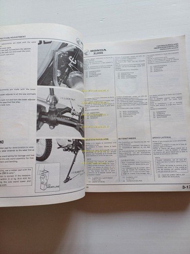 HONDA XL 500 S 1979 manuale officina originale