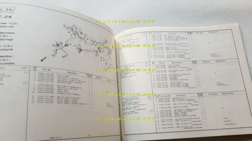 HONDA XL 500 S 1980 catalogo ricambi Enduro ORIGINALE Spare …