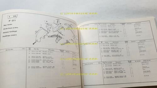 HONDA XL 500 S 1980 catalogo ricambi Enduro ORIGINALE Spare …